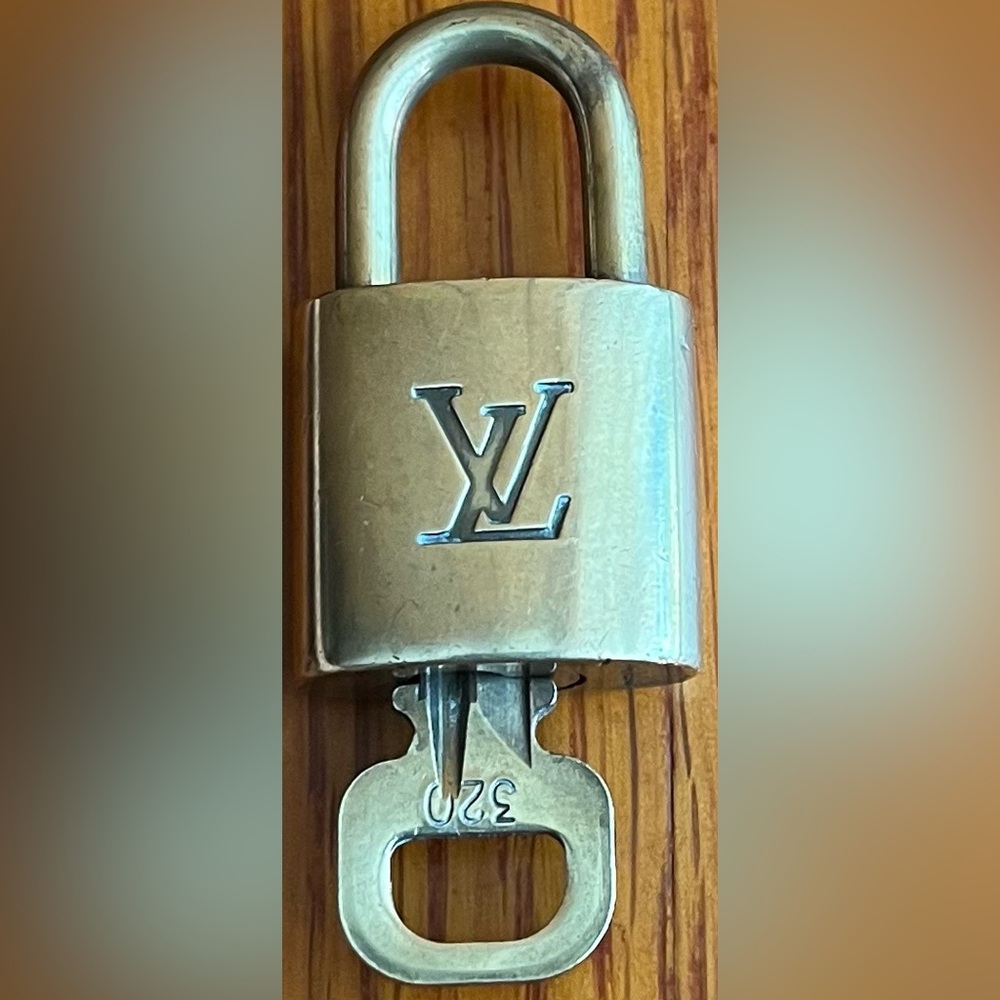 Louis Vuitton padlock and key